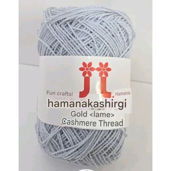 Hamanaka Knitting Yarn Thread Color #103 Lot R Silver Glitter Lot of 10 U327 - Picture 6 of 10
